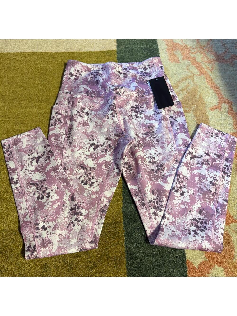 NWT Womens Leg End Active Floral Leggings Activewear Size Small